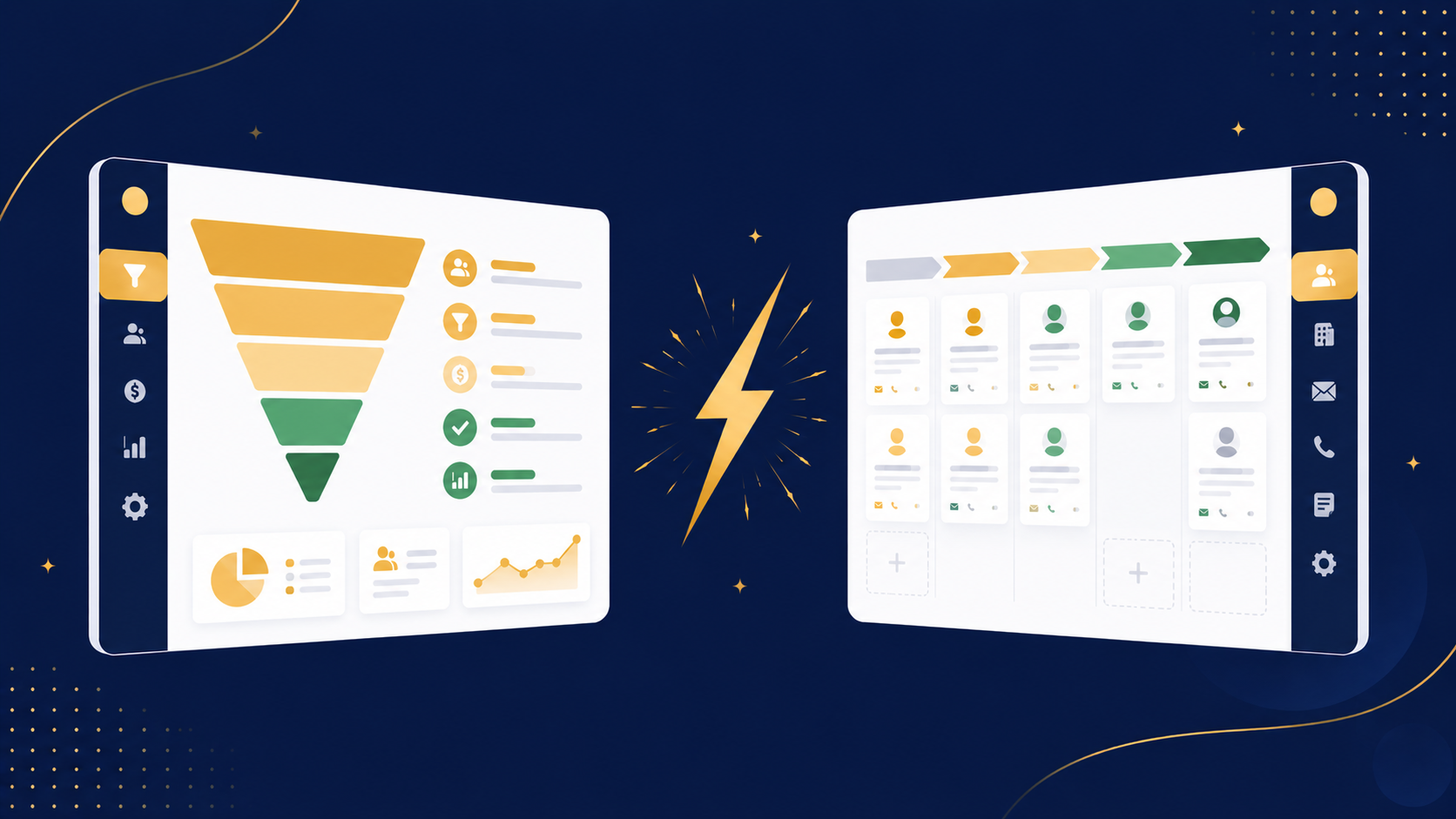 ClickFunnels vs HubSpot comparison - funnel builder versus CRM