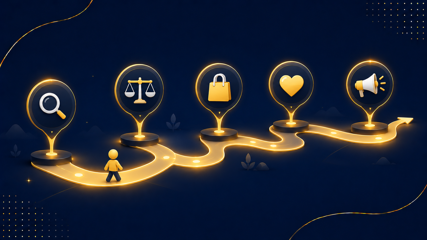 The customer journey - five stages from awareness to advocacy