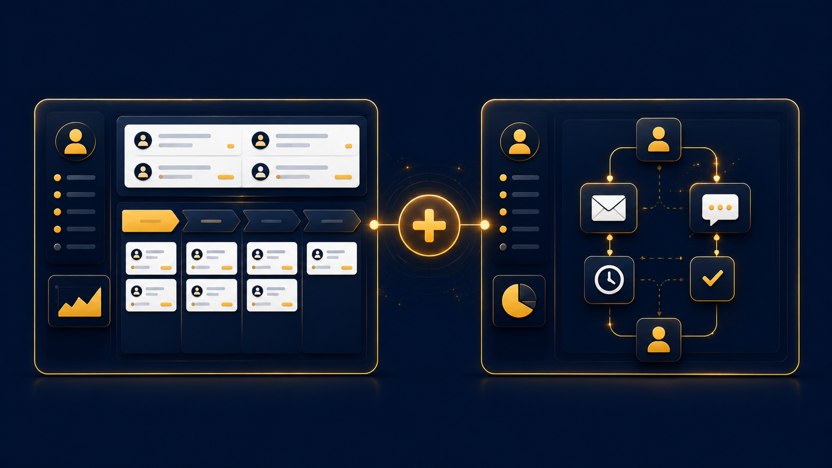 CRM vs marketing automation - two systems working together